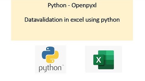 Datavalidation in excel using python  - openpyxl