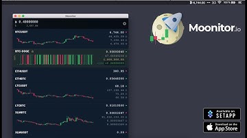 Moonitor – Elegant Cryptocurrency Tracker  | SETAPP