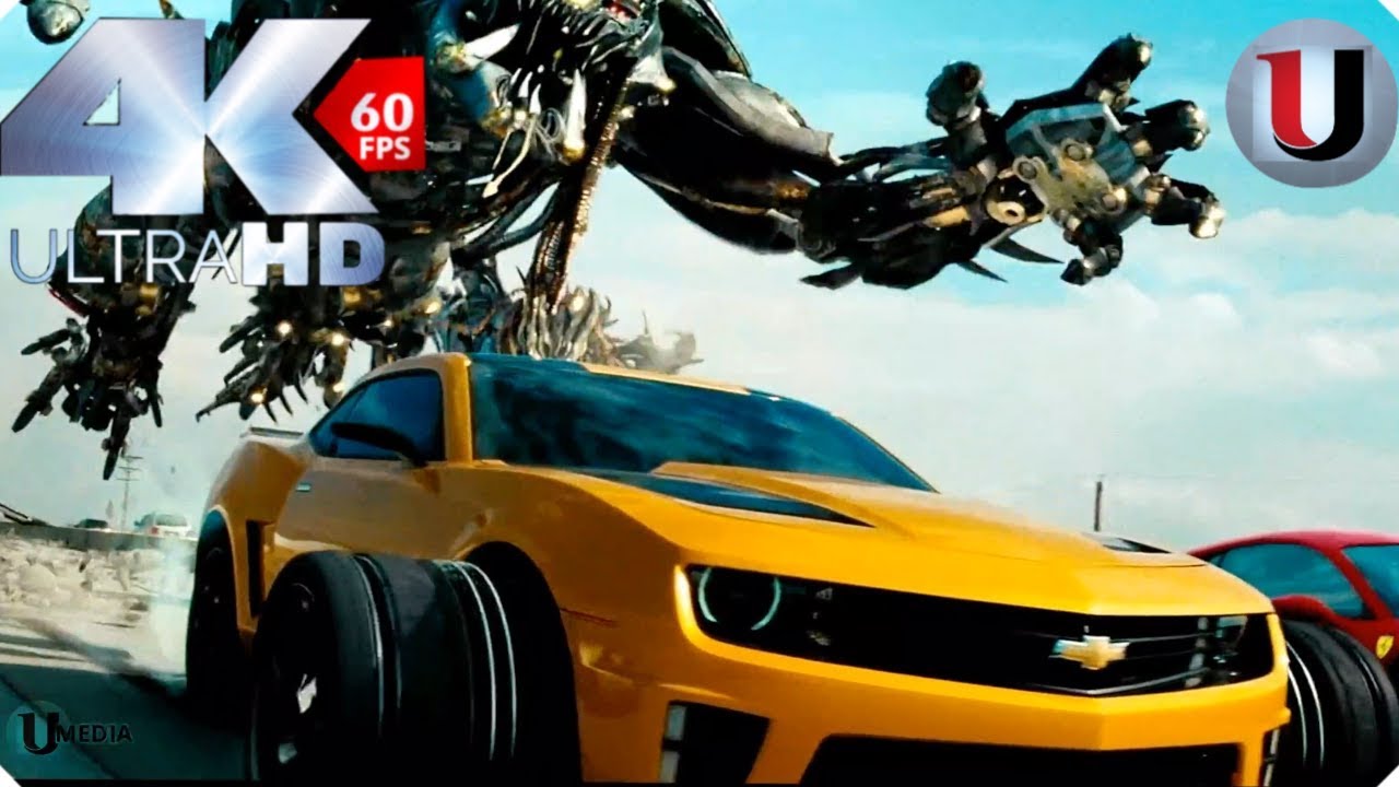  Transformers 3 Dark of the Moon Highway Chase Scene CLIP (4K)