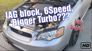Legacy GT built motor, e85, and 6 speed swap! (update video)