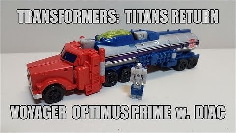 TF Titans Return Voyager Optimus Prime Review! "That