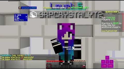Hypixel QuakeCraft solo lolz no COMMENTARY