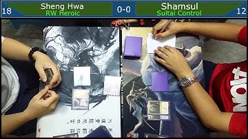 [MTG] FNM | RW Heroic vs Sultai Control Game 1