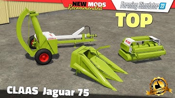 FS22 | CLAAS Jaguar75 - Farming Simulator 22 New Mods Review 2K60