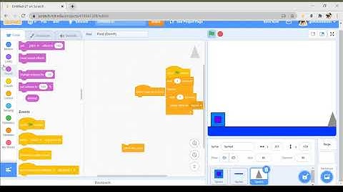 how to make geometry dash in Scratch part1