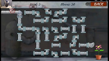 PLUMBER 2 LEVEL 3 SOLVED 3 STARS (LEVEL PACK 1)