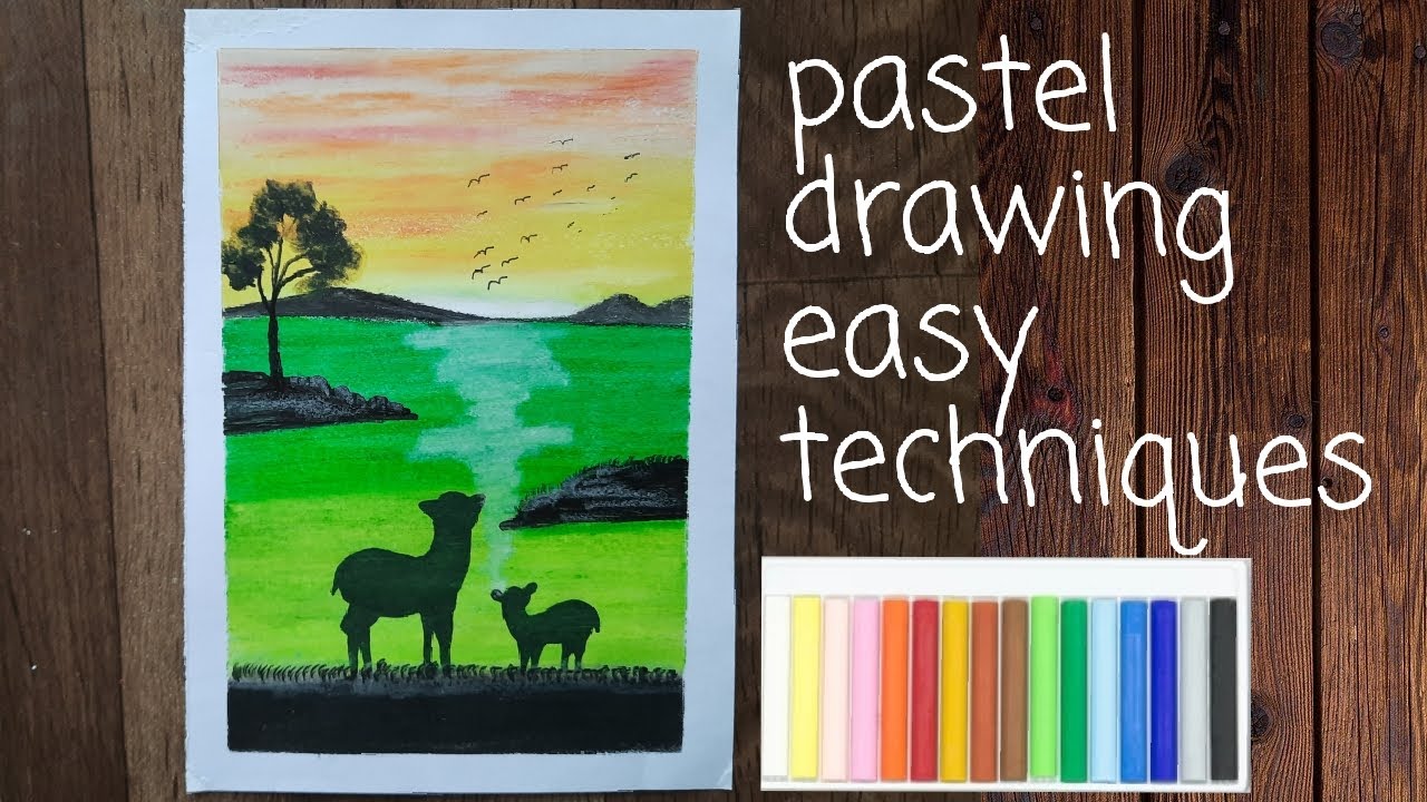 Pastel drawing ideas Drawing with oil pastal Oil pastel art for
