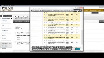 Question Sets and Random Blocks - Blackboard Learn