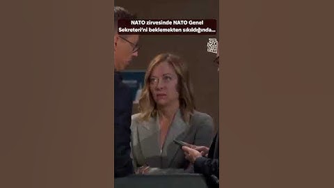İtalya Başbakanı Giorgia Meloni, mimikleriyle NATO zirvesine de damga vurdu.