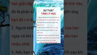 Sự thật tâm lý học #hobaoquoc #hoquoc #sachhay #like #phattrienbanthan #share