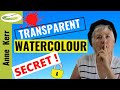 TRANSPARENT WATERCOLOUR SECRET! / Get Stunning Transparent Watercolours (The EASY Way!)