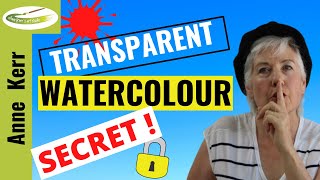 TRANSPARENT WATERCOLOUR SECRET! / Get Stunning Transparent Watercolours (The EASY Way!)