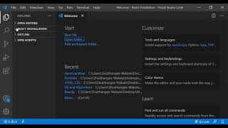 How to create new react app or install react library
