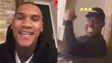 CONOR BENN & NIGEL BENN MOCK CHRIS EUBANK JR AFTER LOSING TO LIAM SMITH