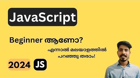 JavaScript Full Course in Malayalam!🤩 Beginner to Pro🚀