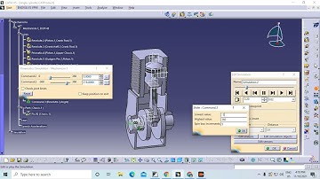 Single Piston Engine | Catia Kinematics | simulation | CATIA | TAMIL.