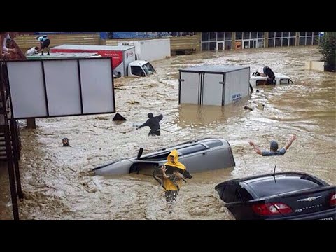 Video: Poplave v Gelendžiku na Krasnodarskem ozemlju