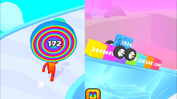 Layer Man Vs Happy Cubes 2048| Android ios gameplay| Max levels | New update