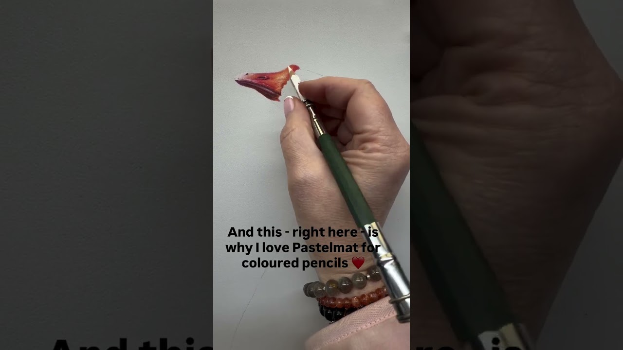 Pastelmat is my favourite surface for my coloured pencils ❤️