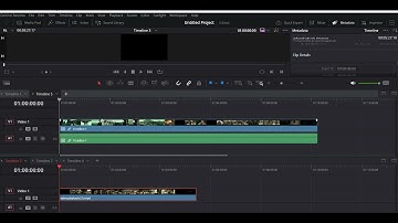 Davinci Resolve Stack timelines in DaVinci Resolve Open multiple timelines  in DaVinci Resolve