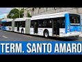 Terminais de Ônibus #26 - Santo Amaro - 4K 60 FPS