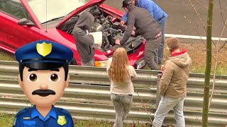 NÜRBURGRING CRASH & FAIL COMPILATION - Police, MISTAKES, Racing Crashes Nordschleife Nurburgring