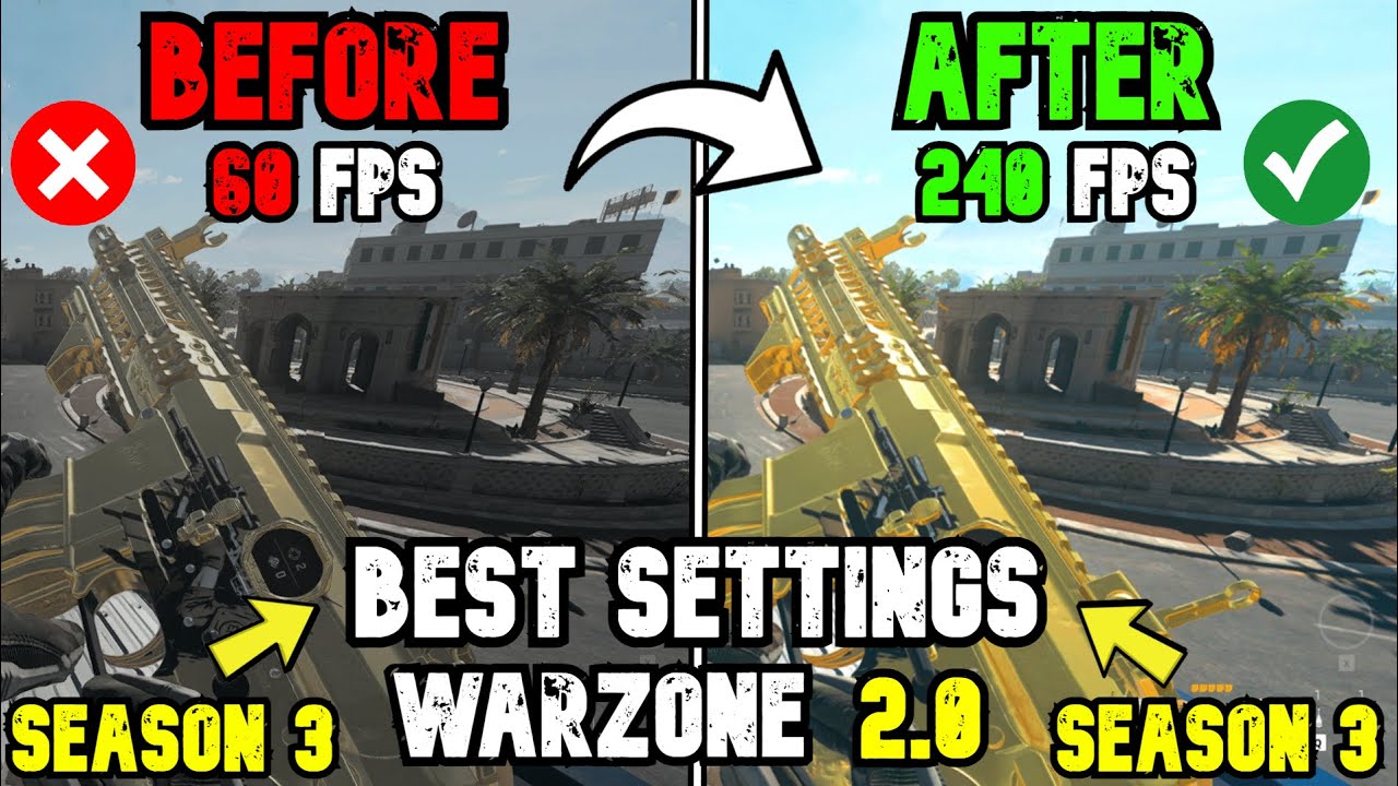 BEST WARZONE 2 (SEASON 3) SETTINGS FOR HIGH FPS Ultimate Warzone 2