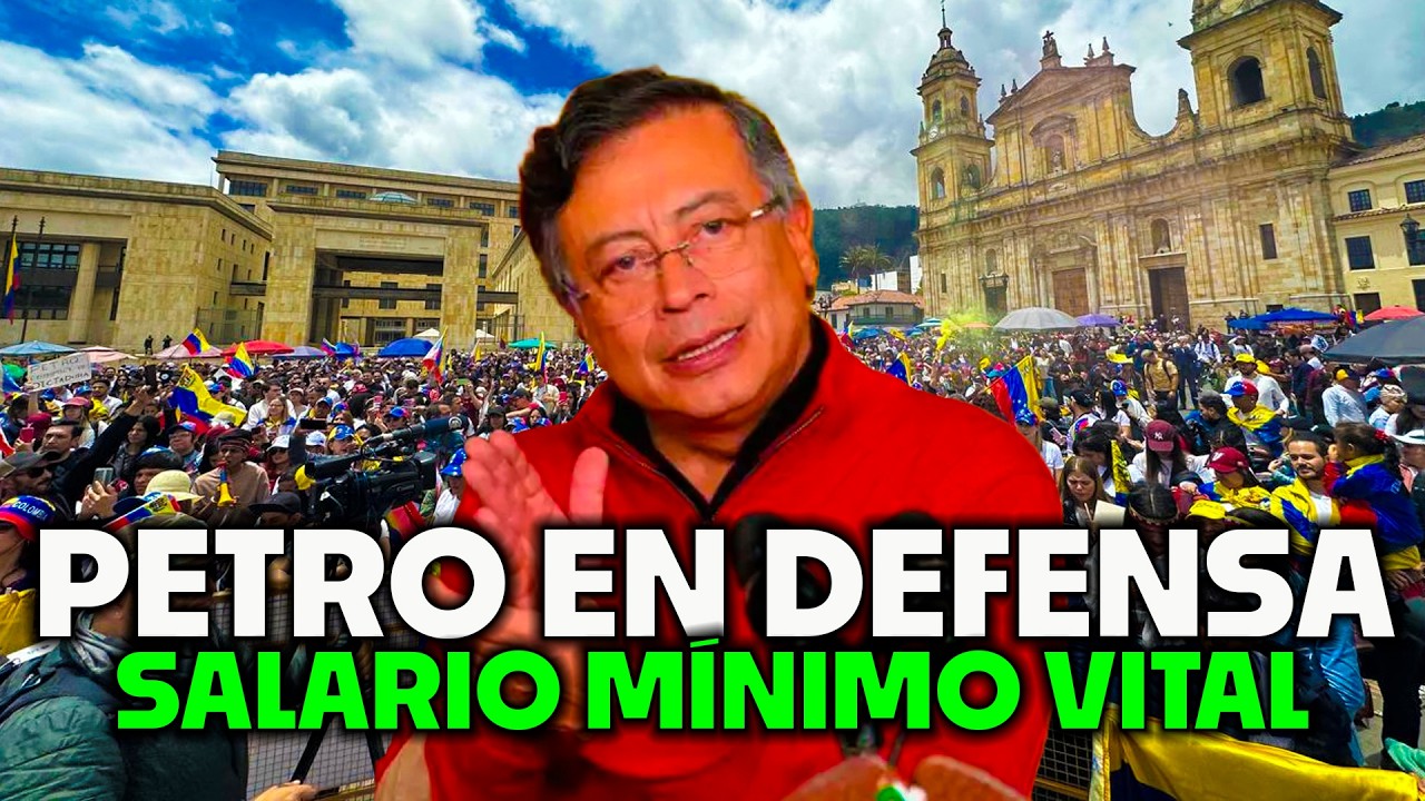 Marchas convocadas por el presidente Petro por el Salario Minimo