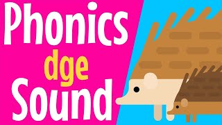 How to Say the dge Sound for Kids & ESL - Phonics Trigraph Song!