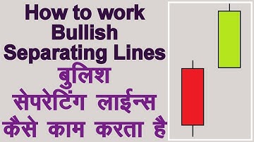 How to use Separating Lines Bullish Continuation Candlestick Pattern in Hindi.