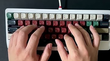 KBDFans Agar Keyboard Sound Test (SA keycaps)