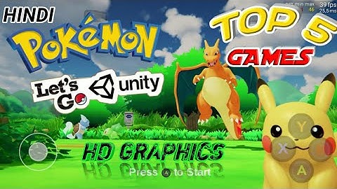 🎮 Top 5 Pokemon Games For Android HD Graphics /Pokemon Let