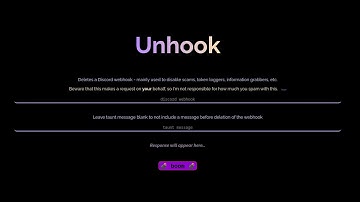 Delete Discord Webhook Scams using floppa.in/unhook