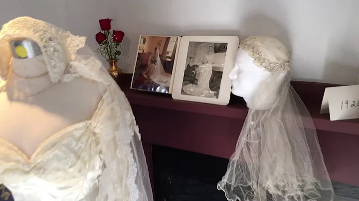 Linda Prescott on the dress both she and her mothe...