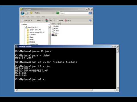 Video Training  Working with Java Developer Kit JDK  Working with JAR file