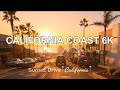 Driving los angeles coast sunset 6k  palos verdes to venice beach california