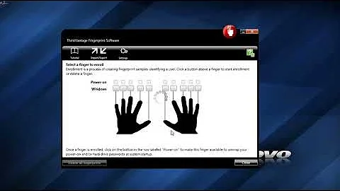 How to active Thinkpad fingerprint on windows 7 part 2