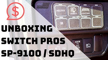 Switch Pros SP-9100 and SDHQ Power Panel and Mount for a 3rd Gen Tacoma - Unboxing