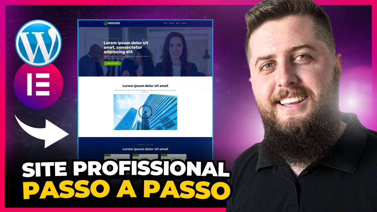 Como Fazer um SITE PROFISSIONAL em 2026 com WordPress + Elementor ...