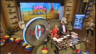 Brianna Ciccone  With Kelly And Michael Spin Into Summer Travel Trivia Bikini 51914