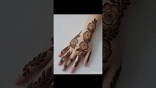 Rose Mehndi Design Ideas