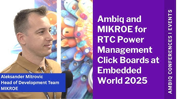 Ambiq and MIKROE for RTC Power Management Click Boards at Embedded World 2025