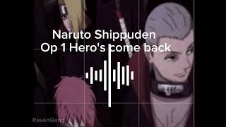 Naruto Shippuden Opening  Akatsuki Heros Come Back