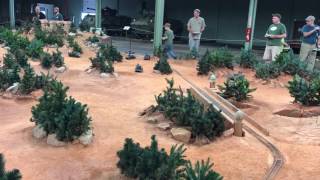 RC Tank Battle AAF Tank Museum May 2017 - Harrison's 1st time