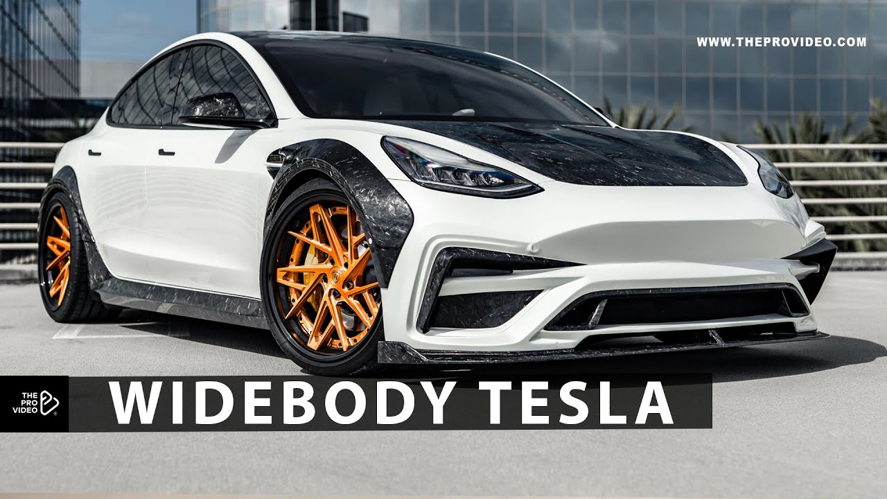 Tesla Model 3 Widebody | 4K - Youtube