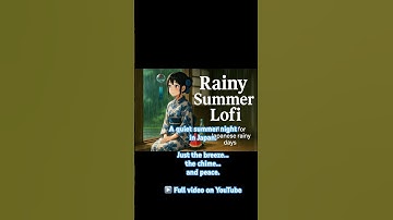 Quiet Japanese Summer Night | Wind Chimes & Lofi Chill Beats