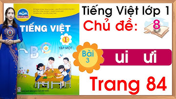 Tiếng việt lớp 1 sách chân trời sáng tạo - Chủ đề 8 - Bài 3 |ui ưi |Tiếng việt lớp 1