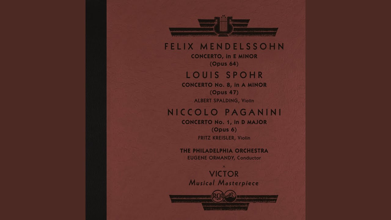 Ver Violin Concerto No. 1 in D Major, Op. 6: I. Allegro maestoso - Tempo giusto (2025 Remastered... en YouTube