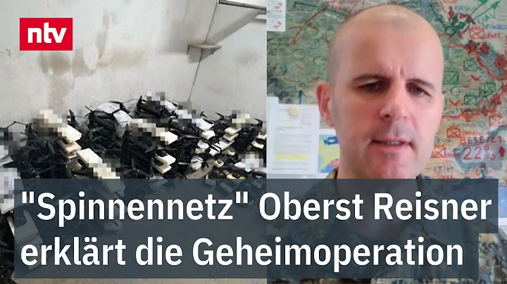 Geheimoperation "Spinnennetz" - Oberst Reisner erklärt Aktion, die "Geschichte geschrieben hat"