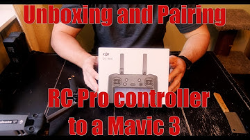 DJI RC Pro unboxing, linking and binding to Mavic 3